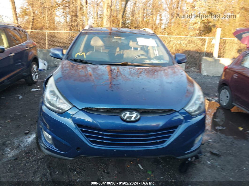 2014 Hyundai Tucson Se Blue vin: KM8JUCAG2EU845496