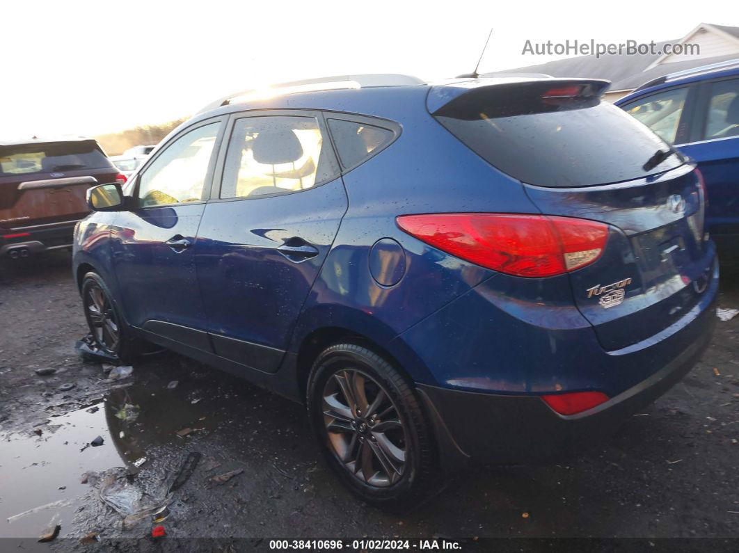 2014 Hyundai Tucson Se Синий vin: KM8JUCAG2EU845496