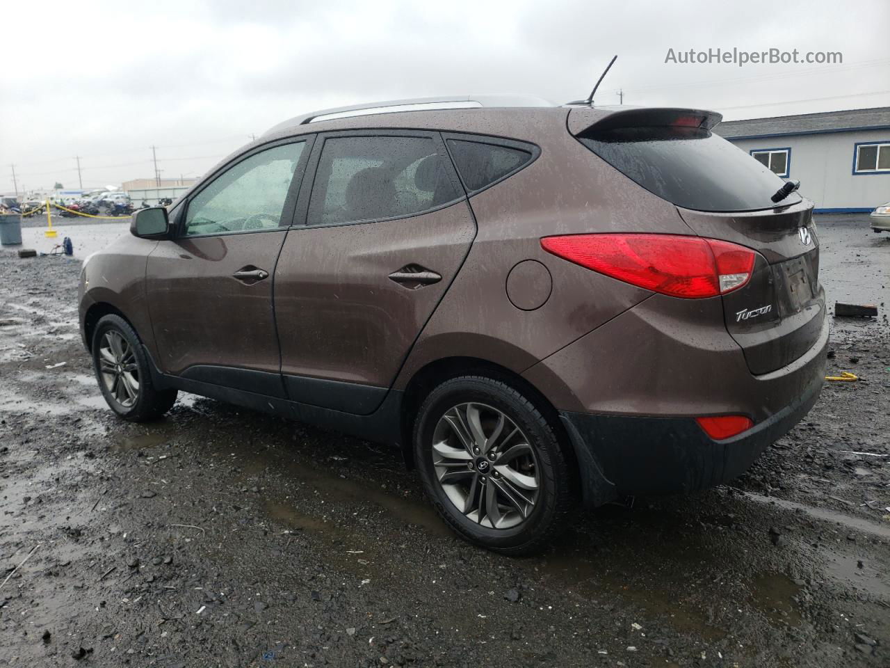 2014 Hyundai Tucson Gls Brown vin: KM8JUCAG2EU854571