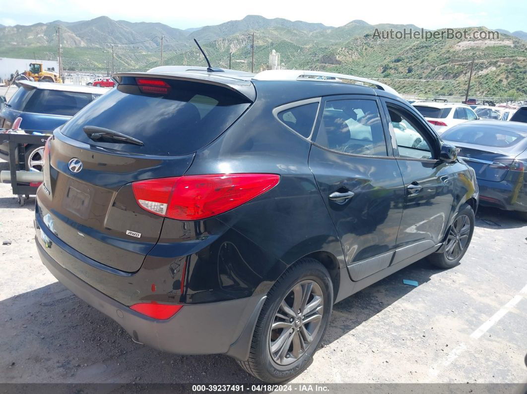 2014 Hyundai Tucson Se Black vin: KM8JUCAG4EU860646