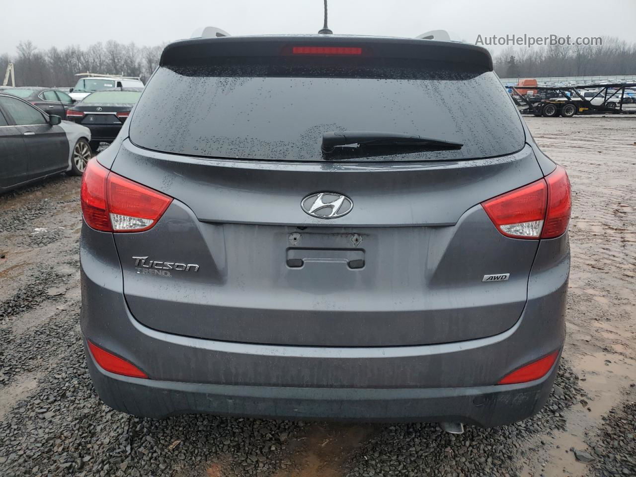 2014 Hyundai Tucson Gls Черный vin: KM8JUCAG4EU862266