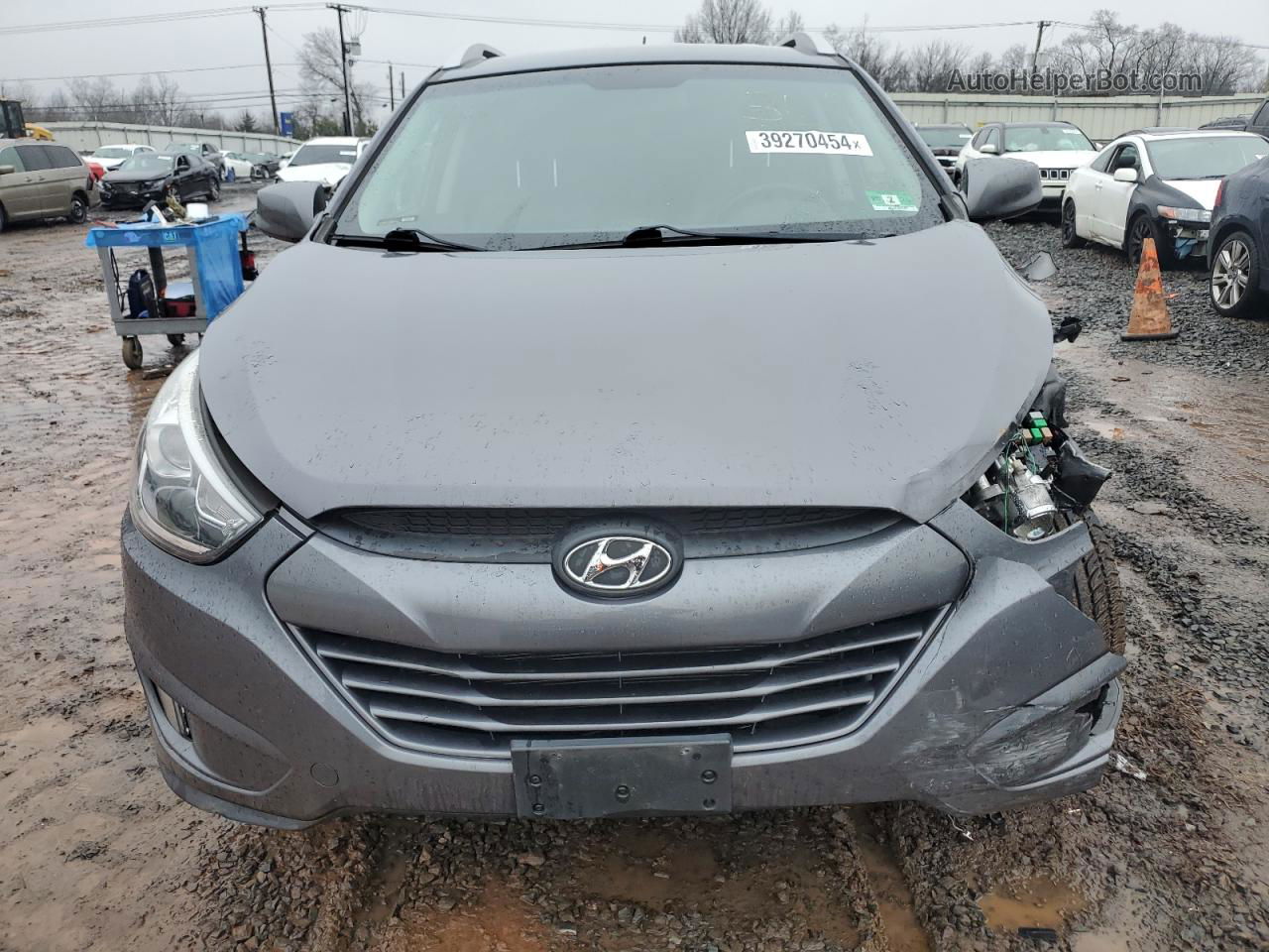 2014 Hyundai Tucson Gls Черный vin: KM8JUCAG4EU862266