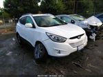 2014 Hyundai Tucson Se White vin: KM8JUCAG4EU870982