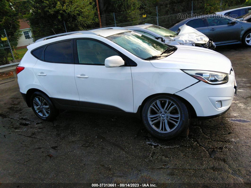 2014 Hyundai Tucson Se White vin: KM8JUCAG4EU870982