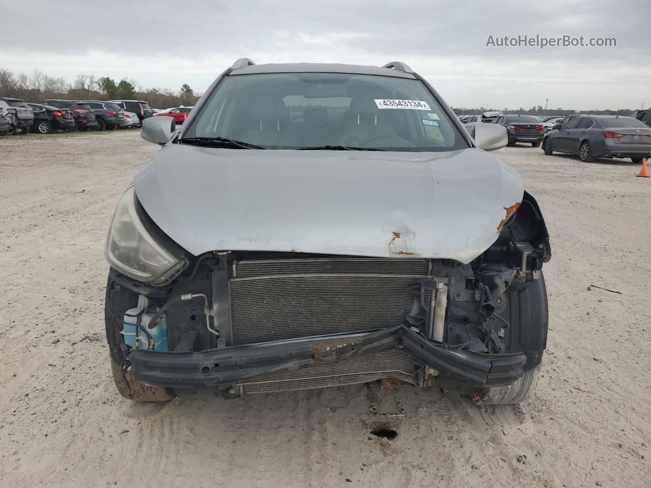 2014 Hyundai Tucson Gls Gray vin: KM8JUCAG4EU896207