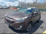 2014 Hyundai Tucson Se Коричневый vin: KM8JUCAG5EU816848