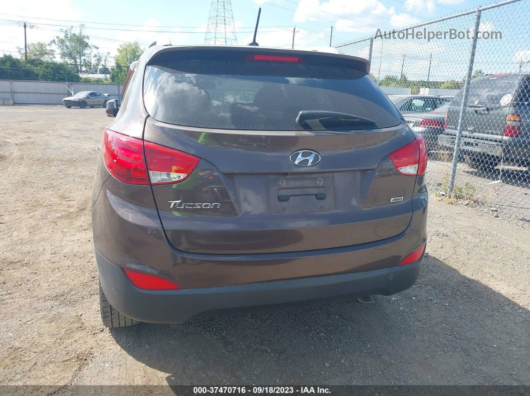 2014 Hyundai Tucson Se Brown vin: KM8JUCAG5EU829213