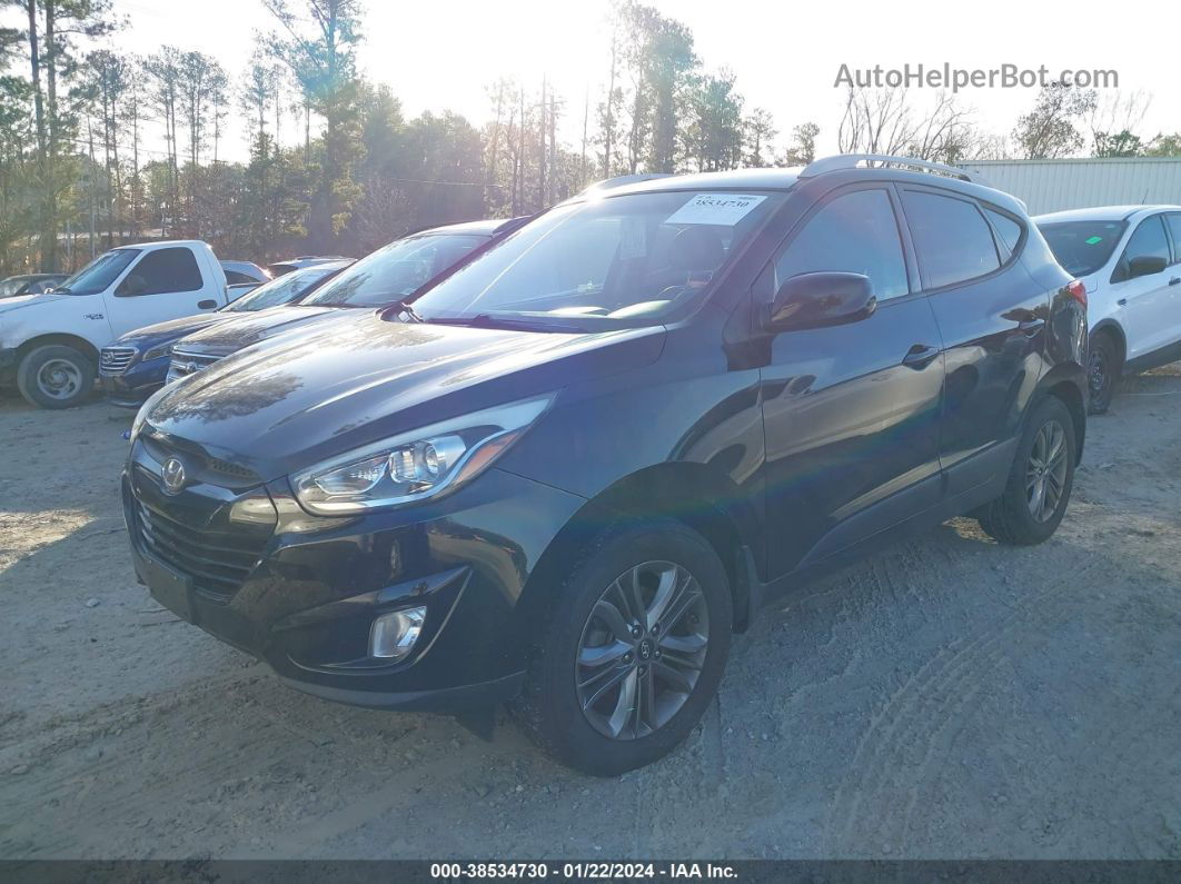 2014 Hyundai Tucson Se Черный vin: KM8JUCAG5EU832029