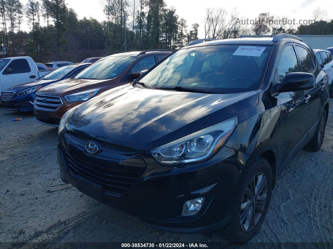 2014 Hyundai Tucson Se Черный vin: KM8JUCAG5EU832029