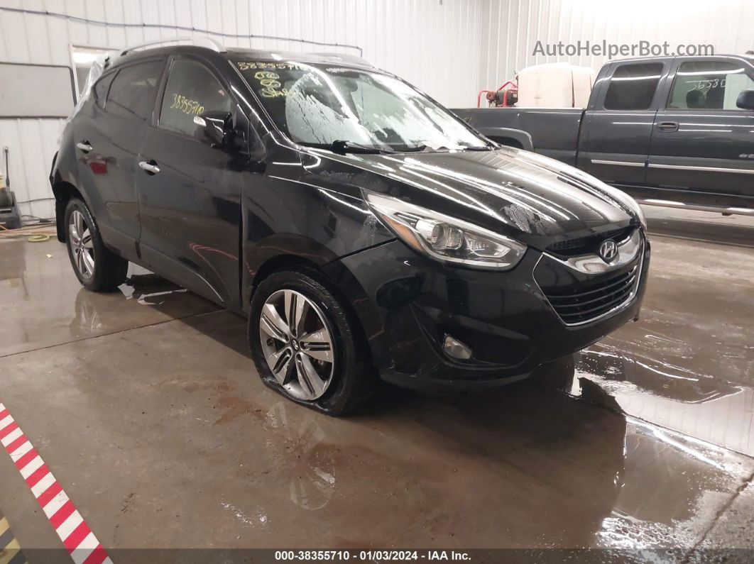 2014 Hyundai Tucson Limited Черный vin: KM8JUCAG5EU841796