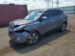 2014 Hyundai Tucson Gls Gray vin: KM8JUCAG5EU850093