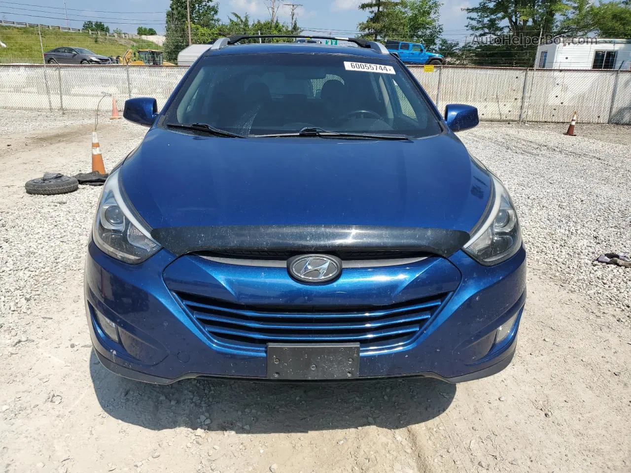 2014 Hyundai Tucson Gls Blue vin: KM8JUCAG5EU922474