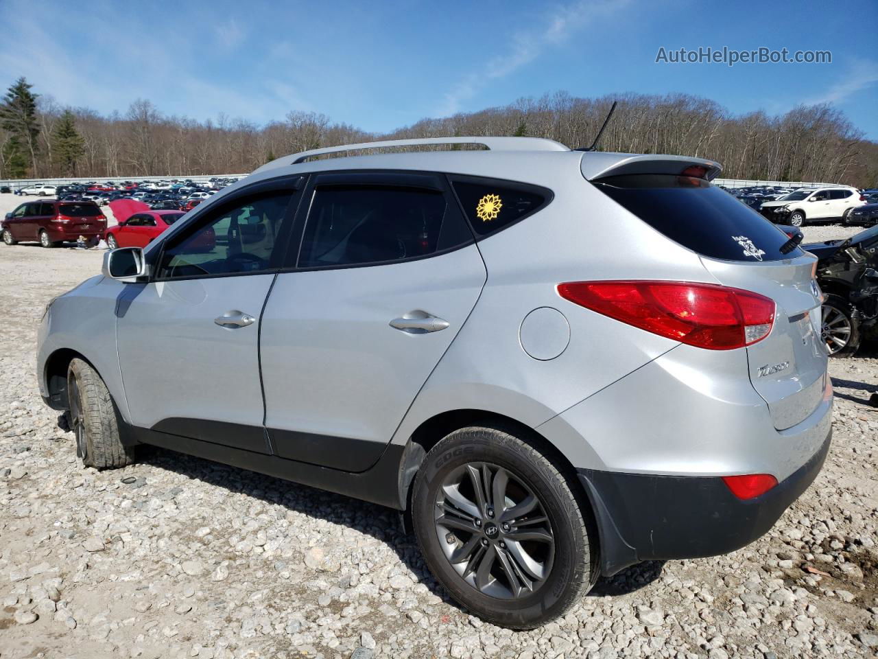 2014 Hyundai Tucson Gls Silver vin: KM8JUCAG6EU831634