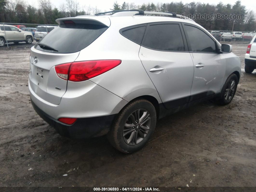 2014 Hyundai Tucson Se Серебряный vin: KM8JUCAG6EU932429