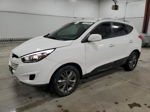 2014 Hyundai Tucson Gls White vin: KM8JUCAG7EU806094