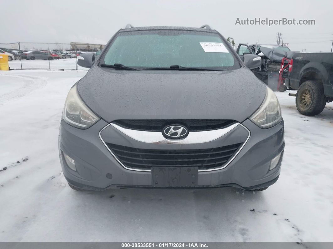 2014 Hyundai Tucson Limited Gray vin: KM8JUCAG7EU826622