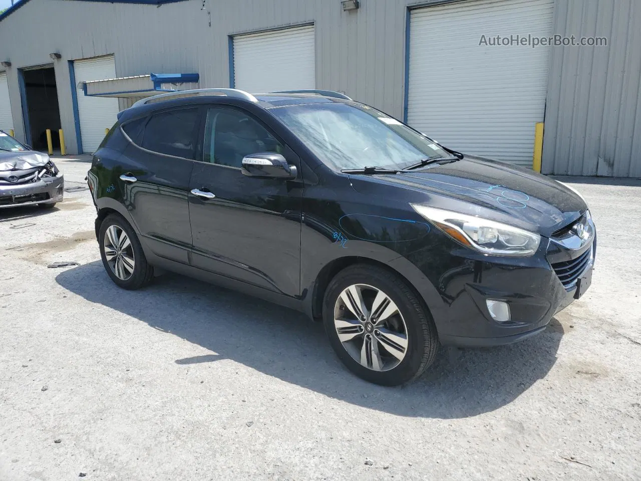 2014 Hyundai Tucson Gls Черный vin: KM8JUCAG7EU843680