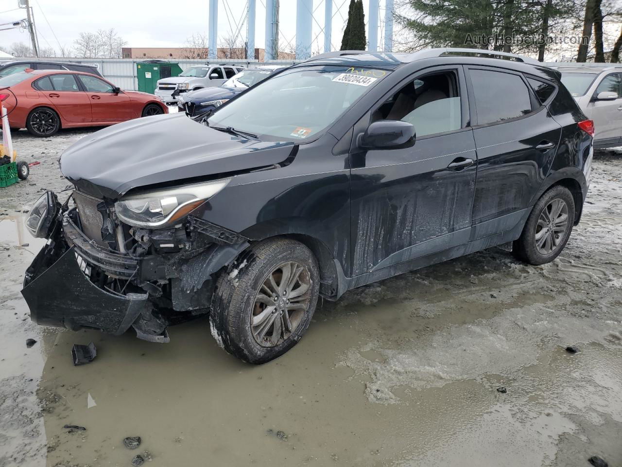 2014 Hyundai Tucson Gls Black vin: KM8JUCAG7EU847972