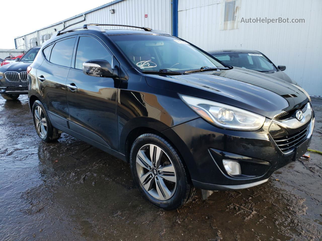 2014 Hyundai Tucson Gls Black vin: KM8JUCAG7EU887968