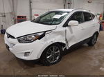 2014 Hyundai Tucson Se White vin: KM8JUCAG8EU791900