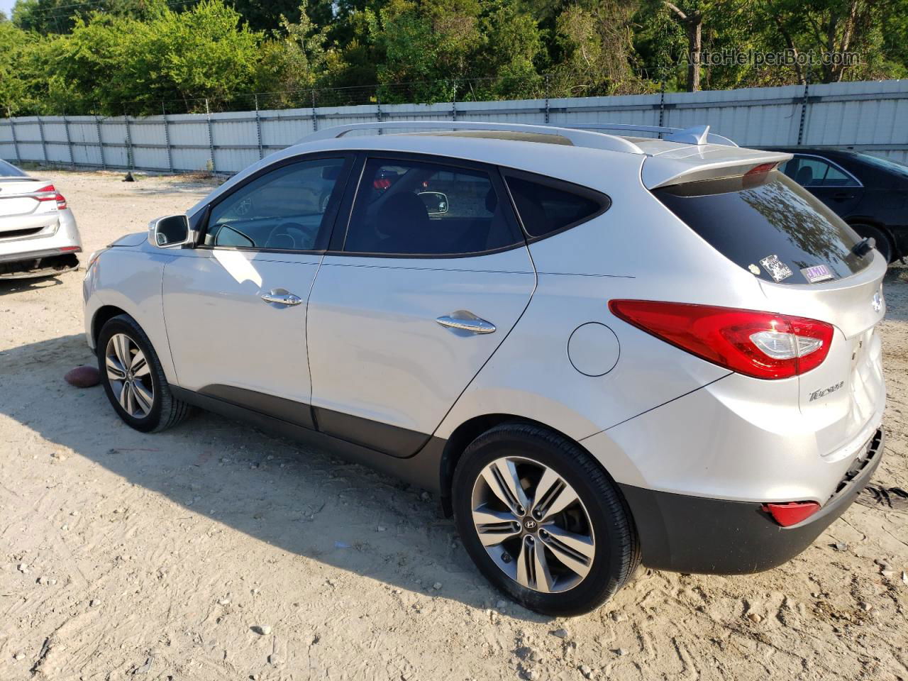 2014 Hyundai Tucson Gls Silver vin: KM8JUCAG8EU812261