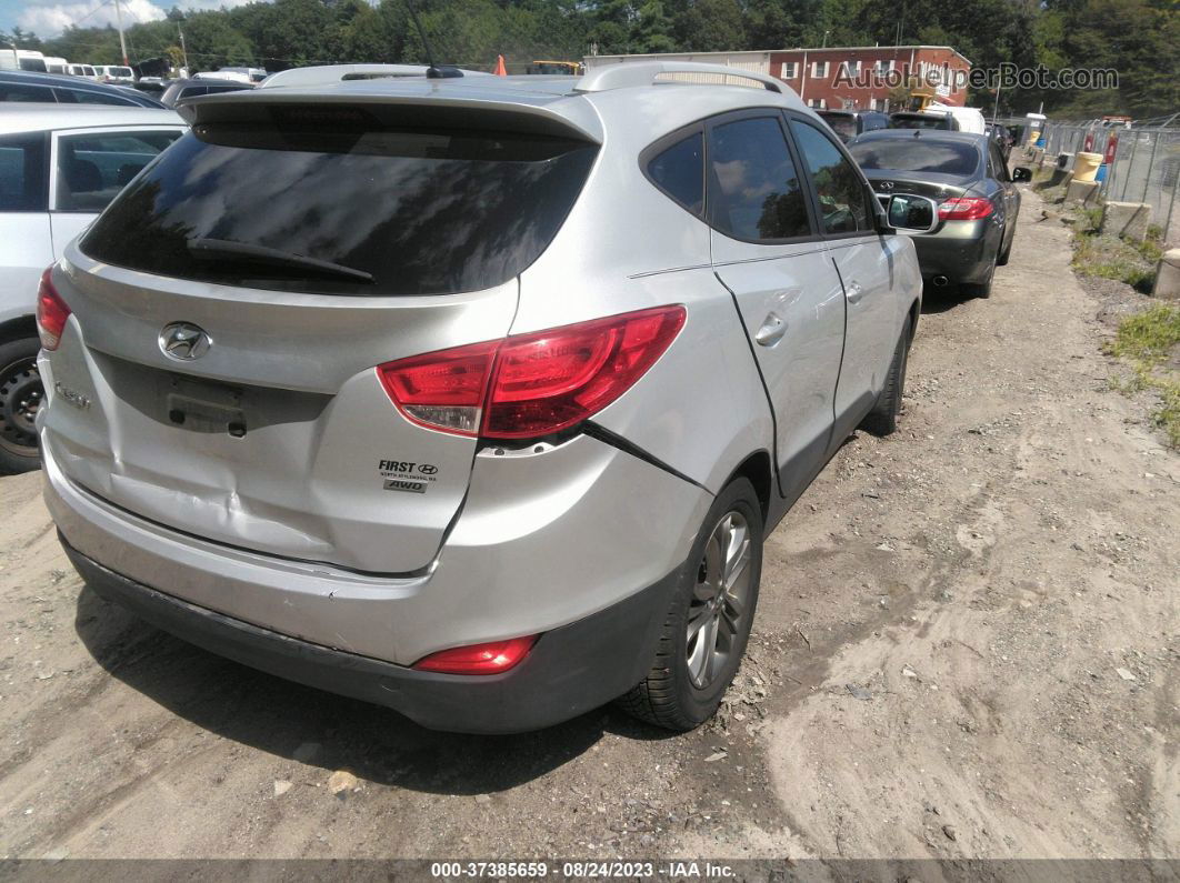 2014 Hyundai Tucson Se Silver vin: KM8JUCAG8EU846684