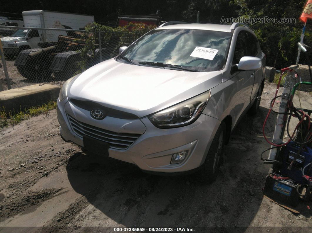 2014 Hyundai Tucson Se Silver vin: KM8JUCAG8EU846684