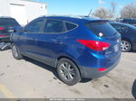 2014 Hyundai Tucson Se Blue vin: KM8JUCAG8EU878986