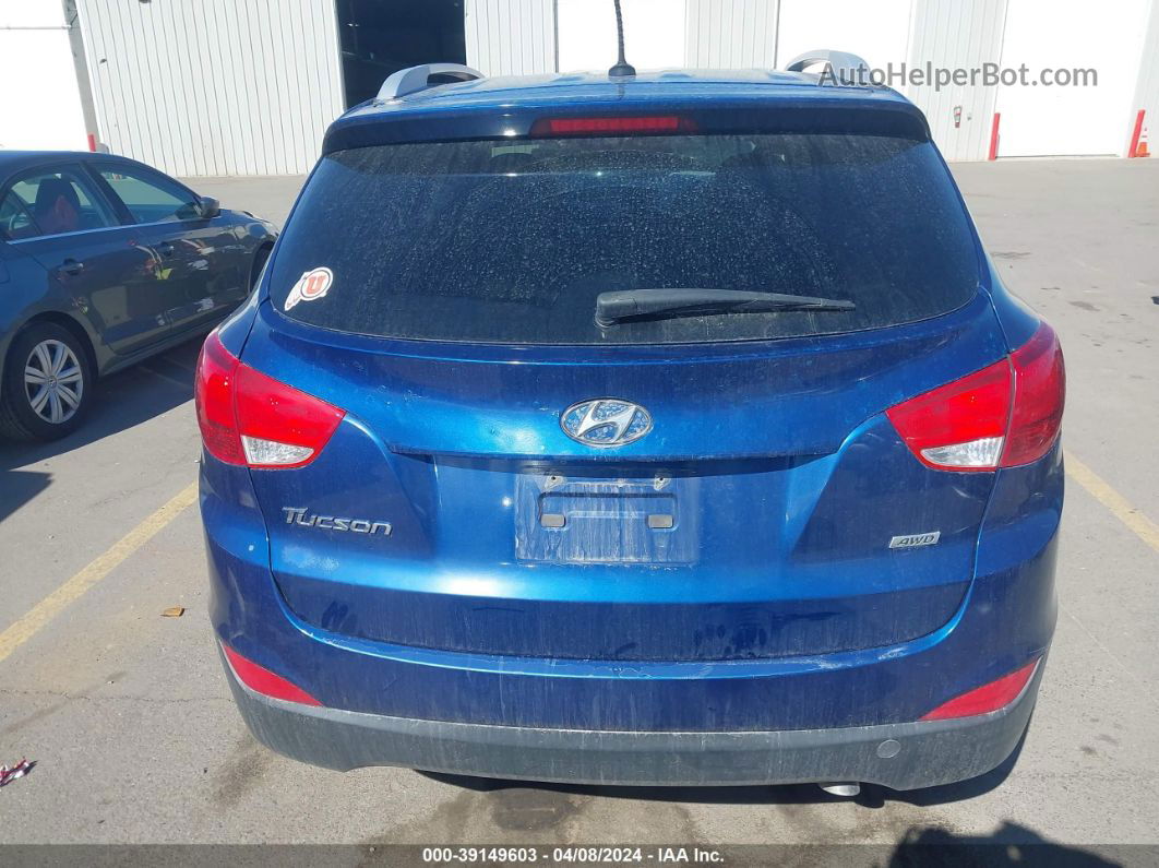 2014 Hyundai Tucson Se Blue vin: KM8JUCAG8EU878986