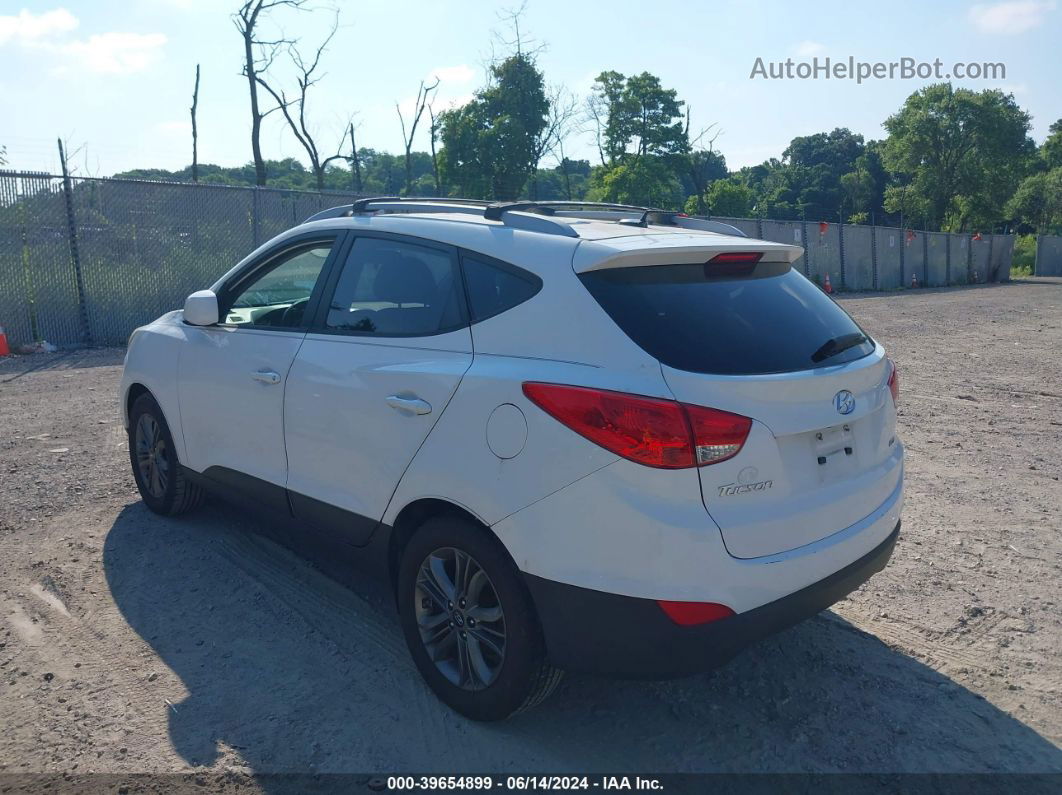 2014 Hyundai Tucson Se White vin: KM8JUCAG9EU798273