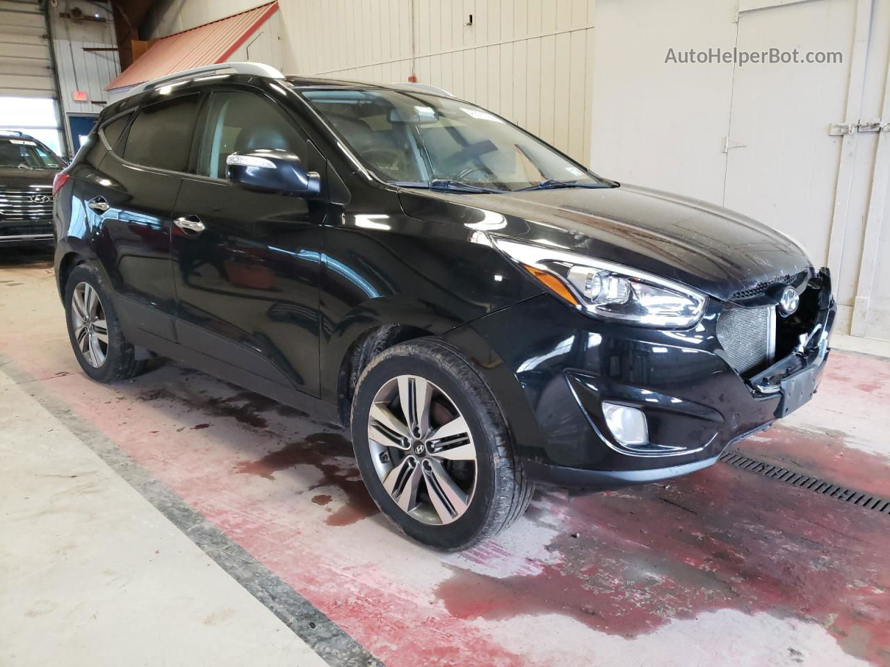 2014 Hyundai Tucson Gls Black vin: KM8JUCAGXEU821477