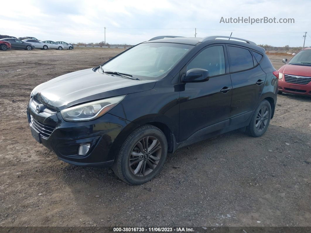 2014 Hyundai Tucson Se Black vin: KM8JUCAGXEU857668