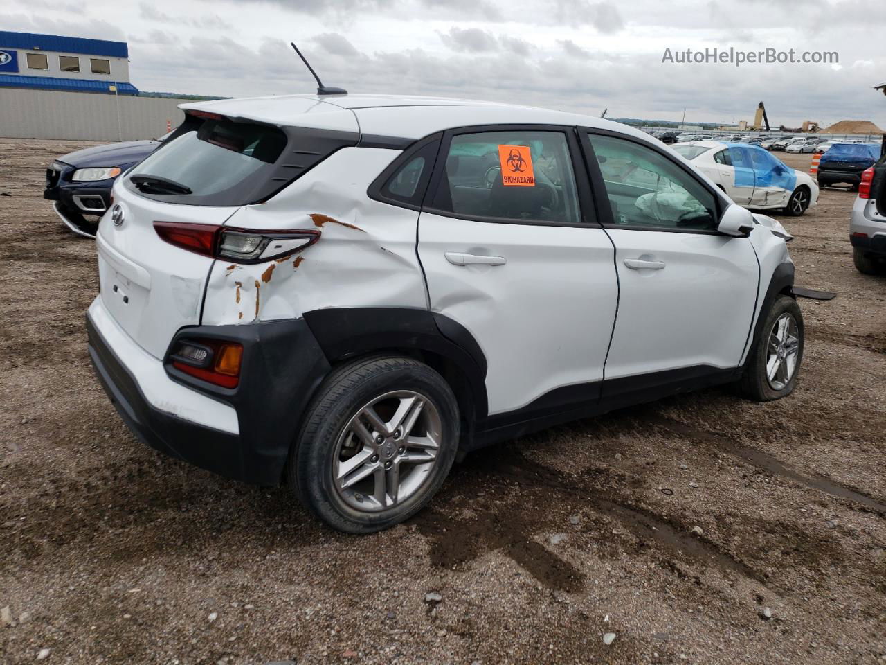 2021 Hyundai Kona Se White vin: KM8K12AA1MU642424