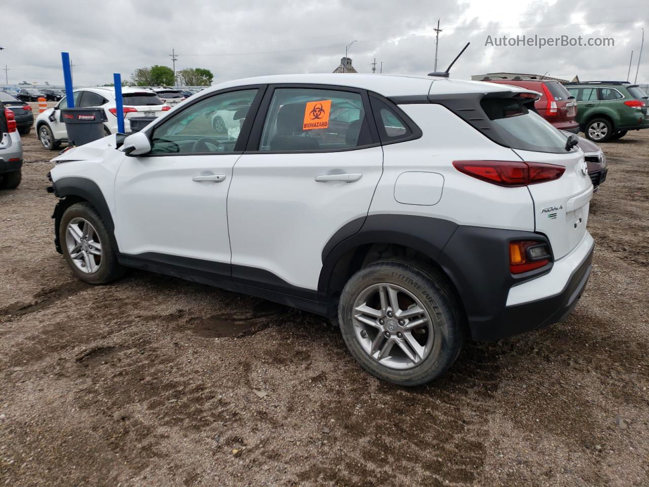 2021 Hyundai Kona Se White vin: KM8K12AA1MU642424