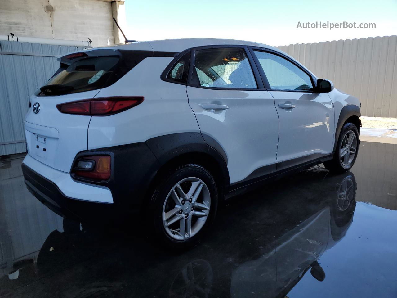 2021 Hyundai Kona Se White vin: KM8K12AA1MU741602