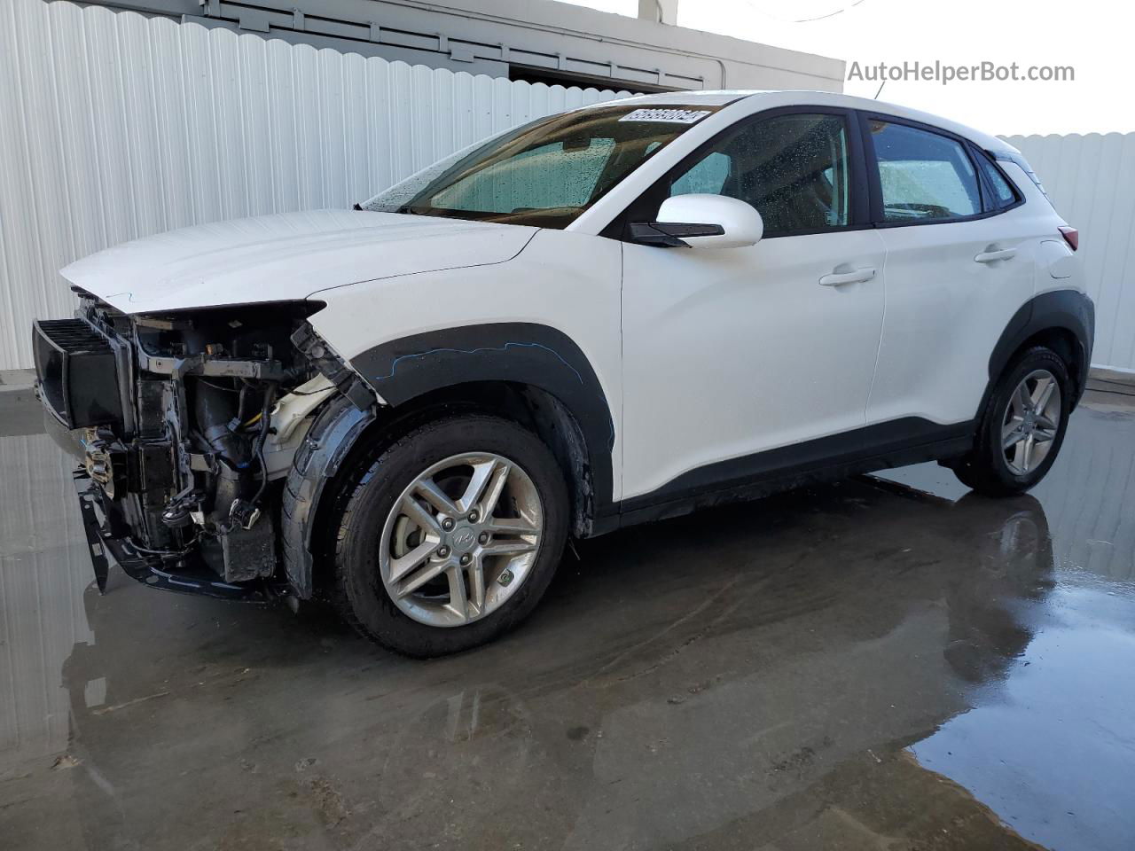 2021 Hyundai Kona Se White vin: KM8K12AA1MU741602