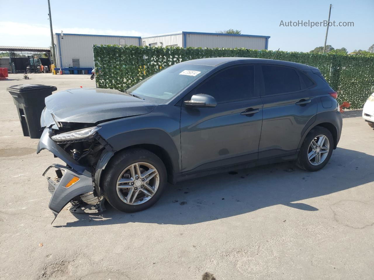 2021 Hyundai Kona Se Gray vin: KM8K12AA3MU601406