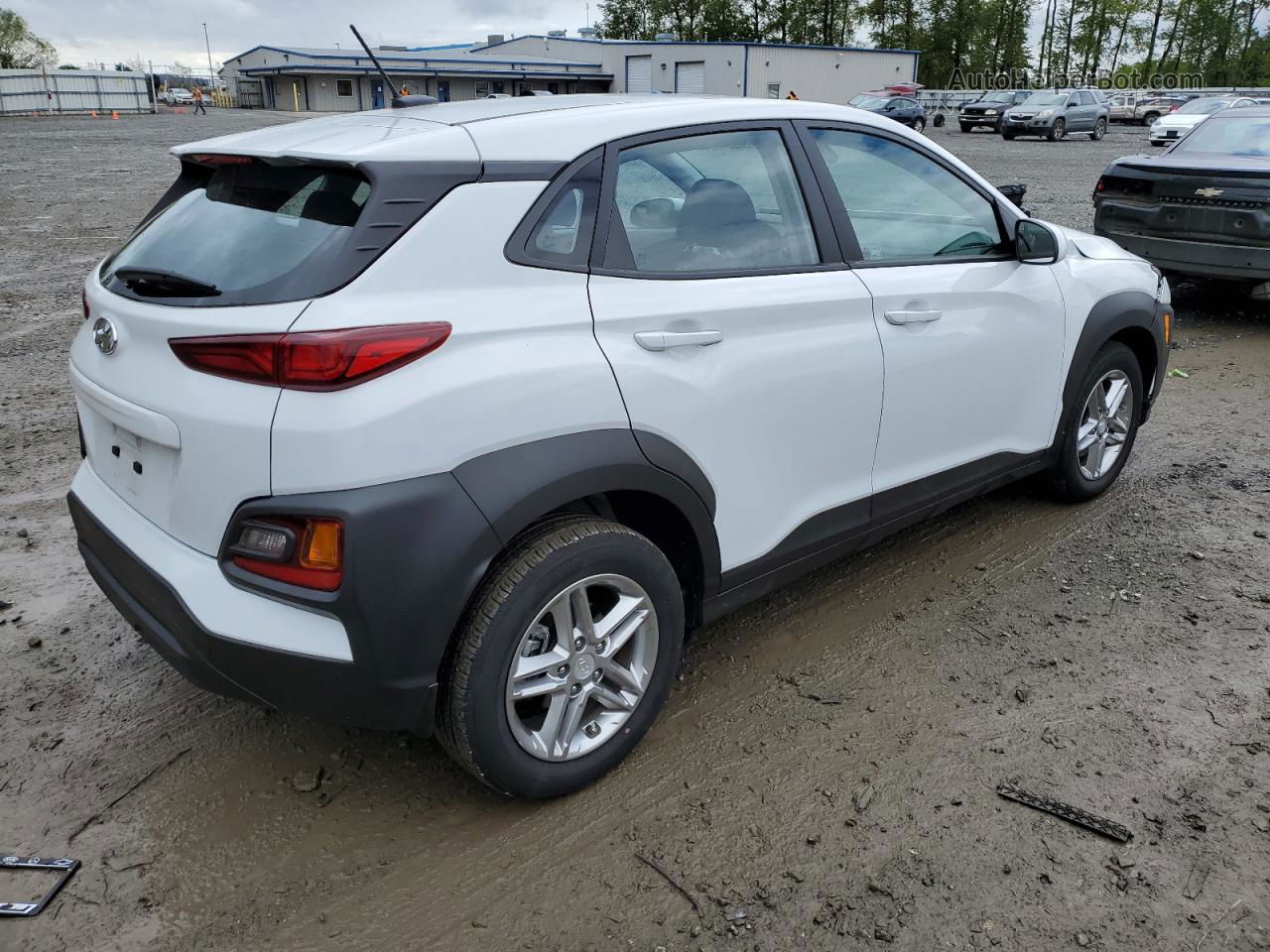 2021 Hyundai Kona Se White vin: KM8K12AA3MU603219