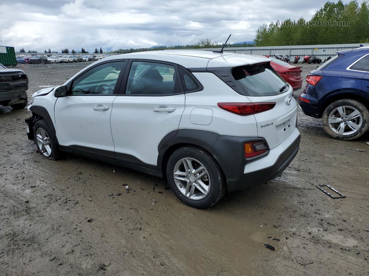 2021 Hyundai Kona Se White vin: KM8K12AA3MU603219