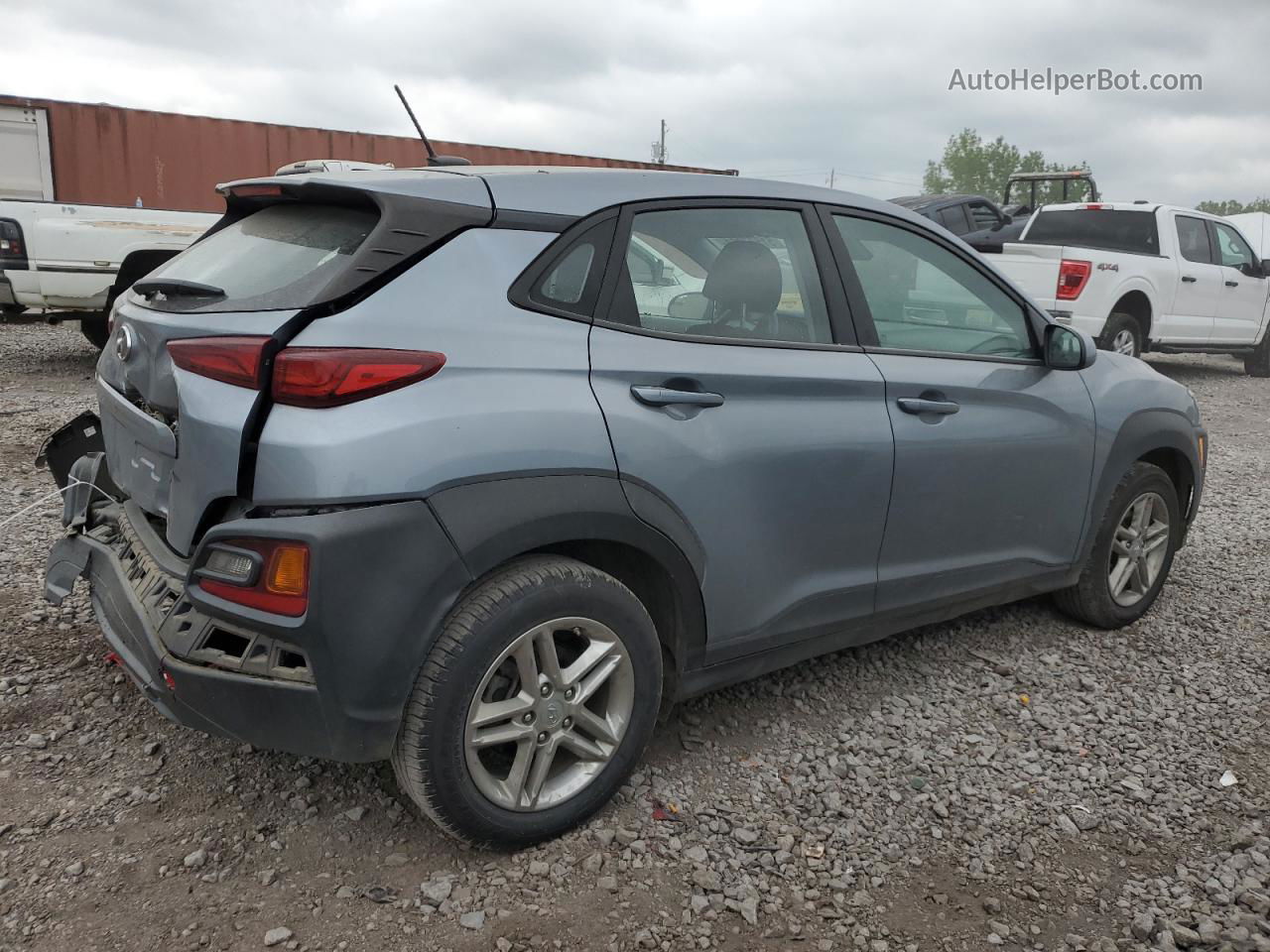 2021 Hyundai Kona Se Серый vin: KM8K12AA5MU642281