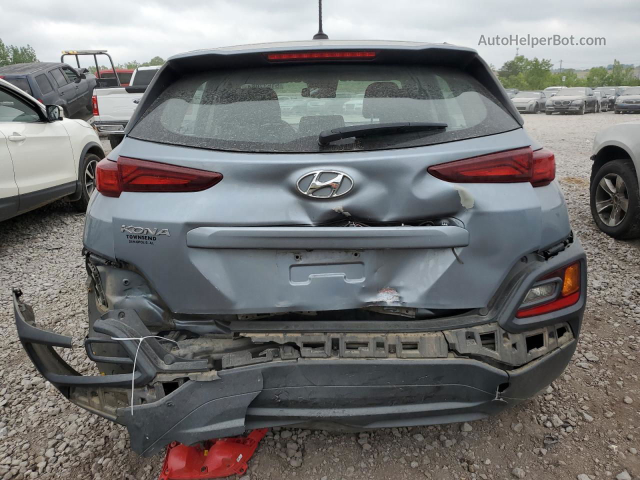 2021 Hyundai Kona Se Gray vin: KM8K12AA5MU642281