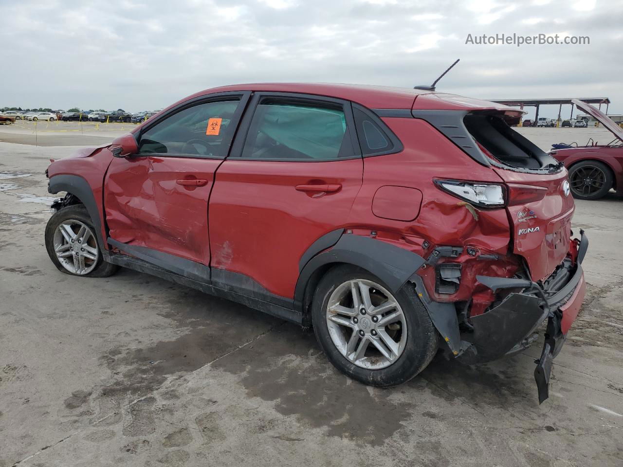 2021 Hyundai Kona Se Red vin: KM8K12AA6MU745905