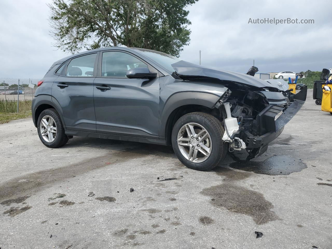 2021 Hyundai Kona Se Gray vin: KM8K12AA8MU601398