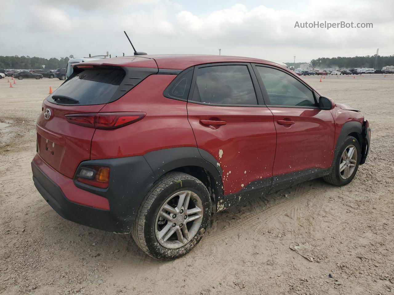 2021 Hyundai Kona Se Red vin: KM8K12AA8MU723386