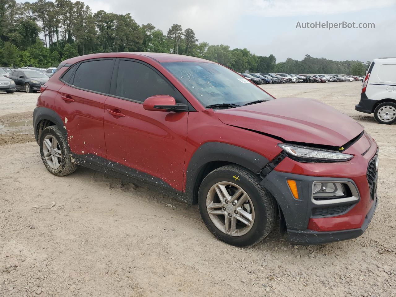 2021 Hyundai Kona Se Red vin: KM8K12AA8MU723386