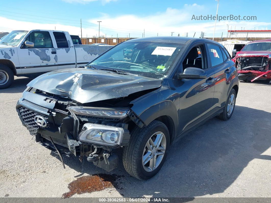 2021 Hyundai Kona Se Gray vin: KM8K12AA9MU663778