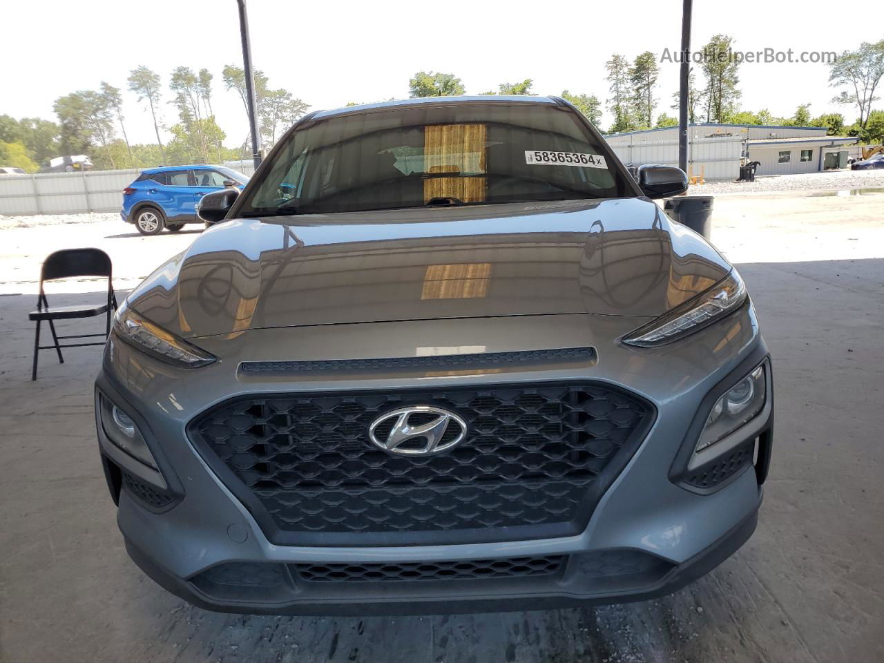 2021 Hyundai Kona Se Gray vin: KM8K12AA9MU705222