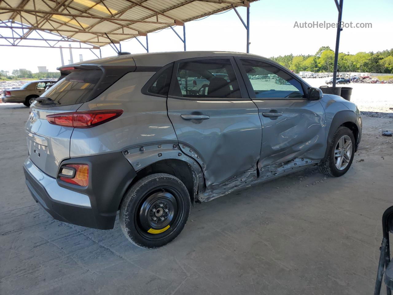 2021 Hyundai Kona Se Gray vin: KM8K12AA9MU705222