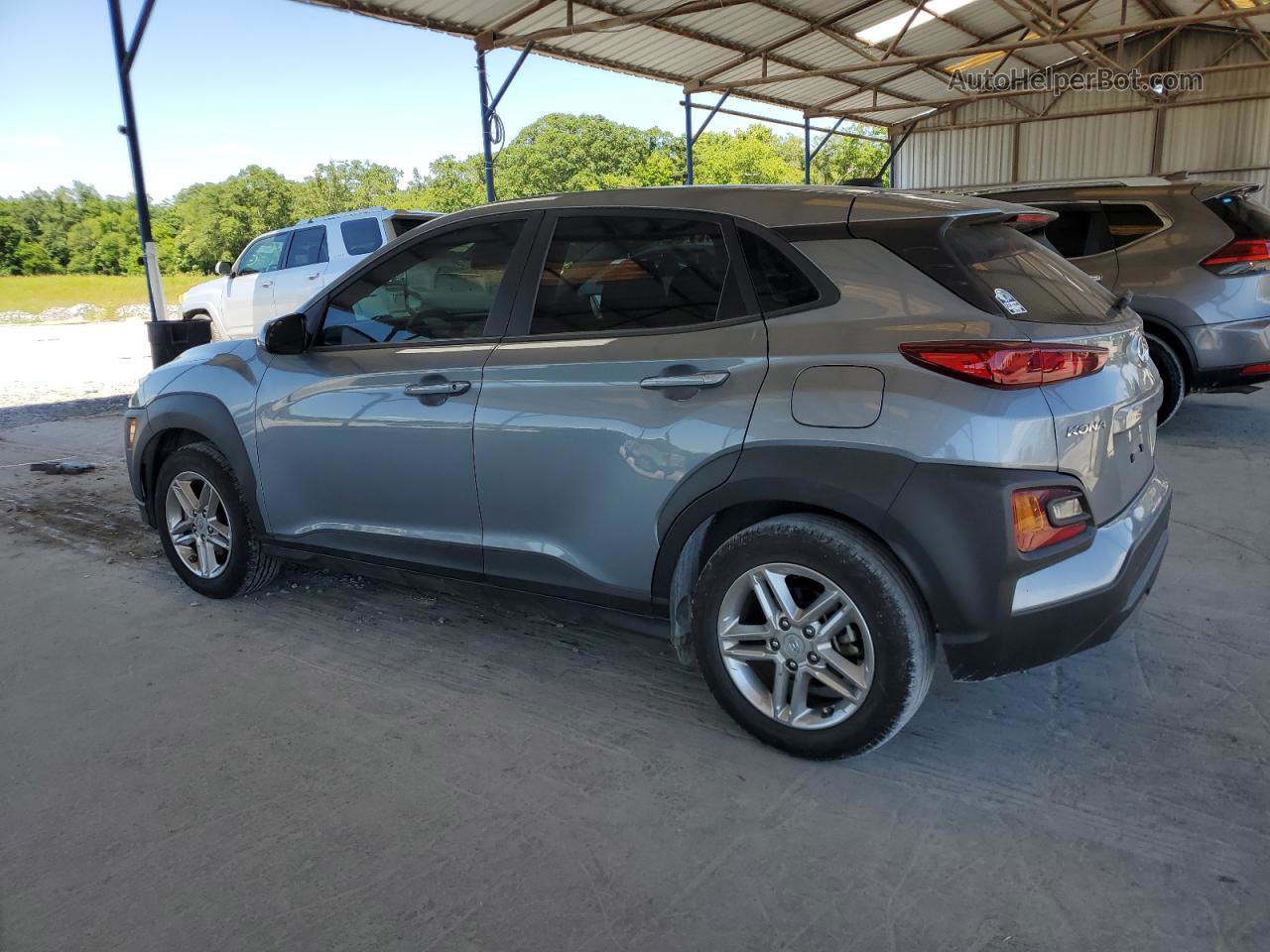 2021 Hyundai Kona Se Gray vin: KM8K12AA9MU705222