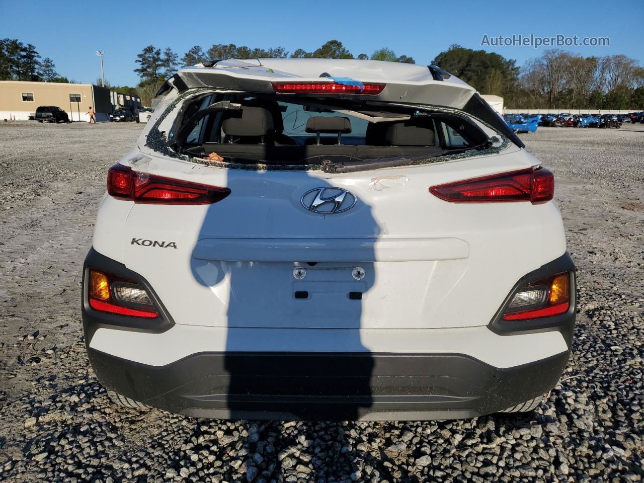 2021 Hyundai Kona Se White vin: KM8K12AAXMU647699